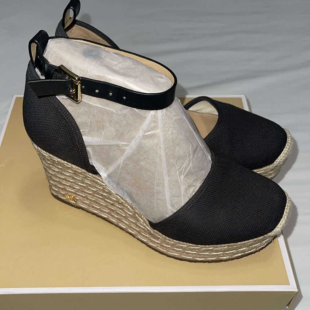 Michael Kors Kendrick Canvas wedge